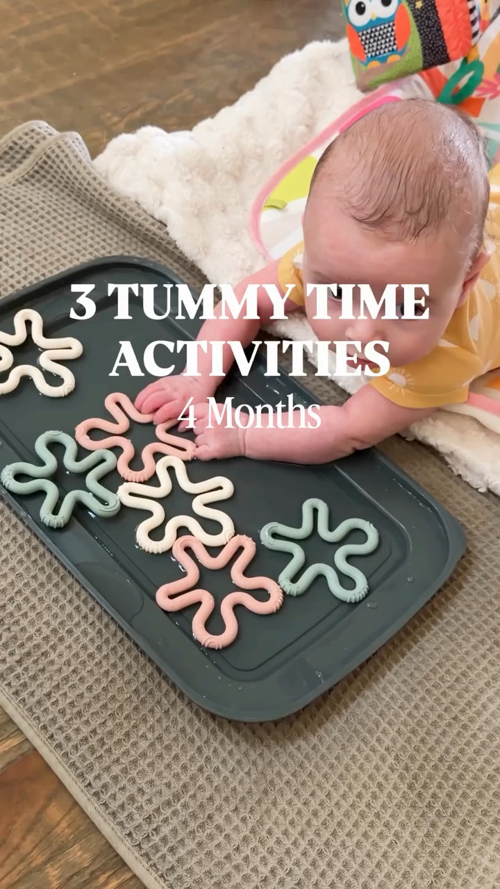 These sensory activities are great for tummy time and have been so much fun being able to watch my baby learn new things! 

Love that these keep her hands busy and her mind wandering! 


#tummytimeactivities #babydevelopment #tummytime #babyactivitiesathome

#LTKBaby #LTKKids
