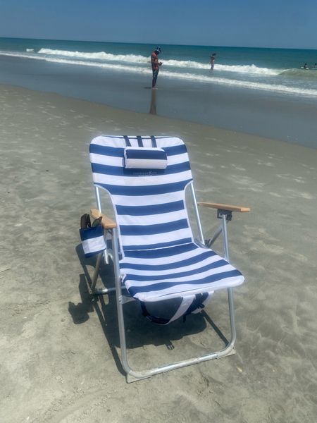 Amazing beach chair for the price … has backpack straps, sits up high and a built in neck pillow 

#LTKFamily #LTKFindsUnder100 #LTKTravel