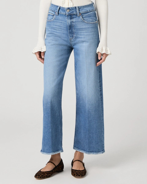 Sasha Ankle Wide Leg Jean | Paige
