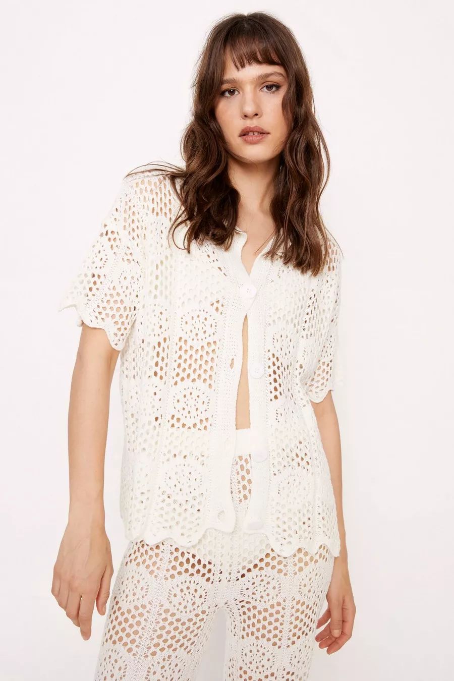 Stitchy Oversized Knitted Top | Nasty Gal (US)
