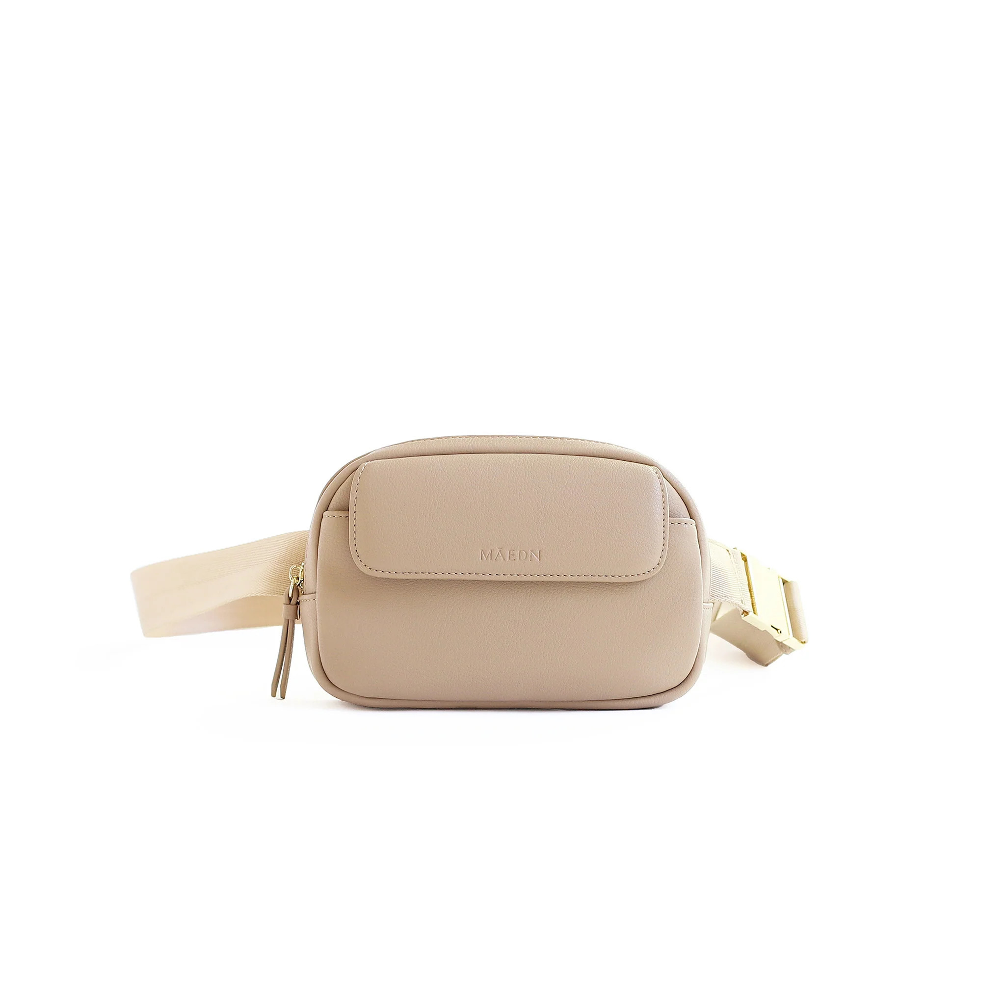 Taupe Anywhere Belt Bag | Maedn