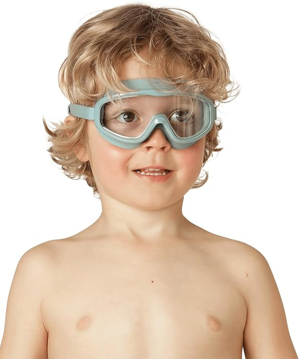 Petites Pommes Kids Goggles Ages 3-8 - Lightweight Silicone, Anti-Fog Wide Lens, Retro Design Tod... | Amazon (US)