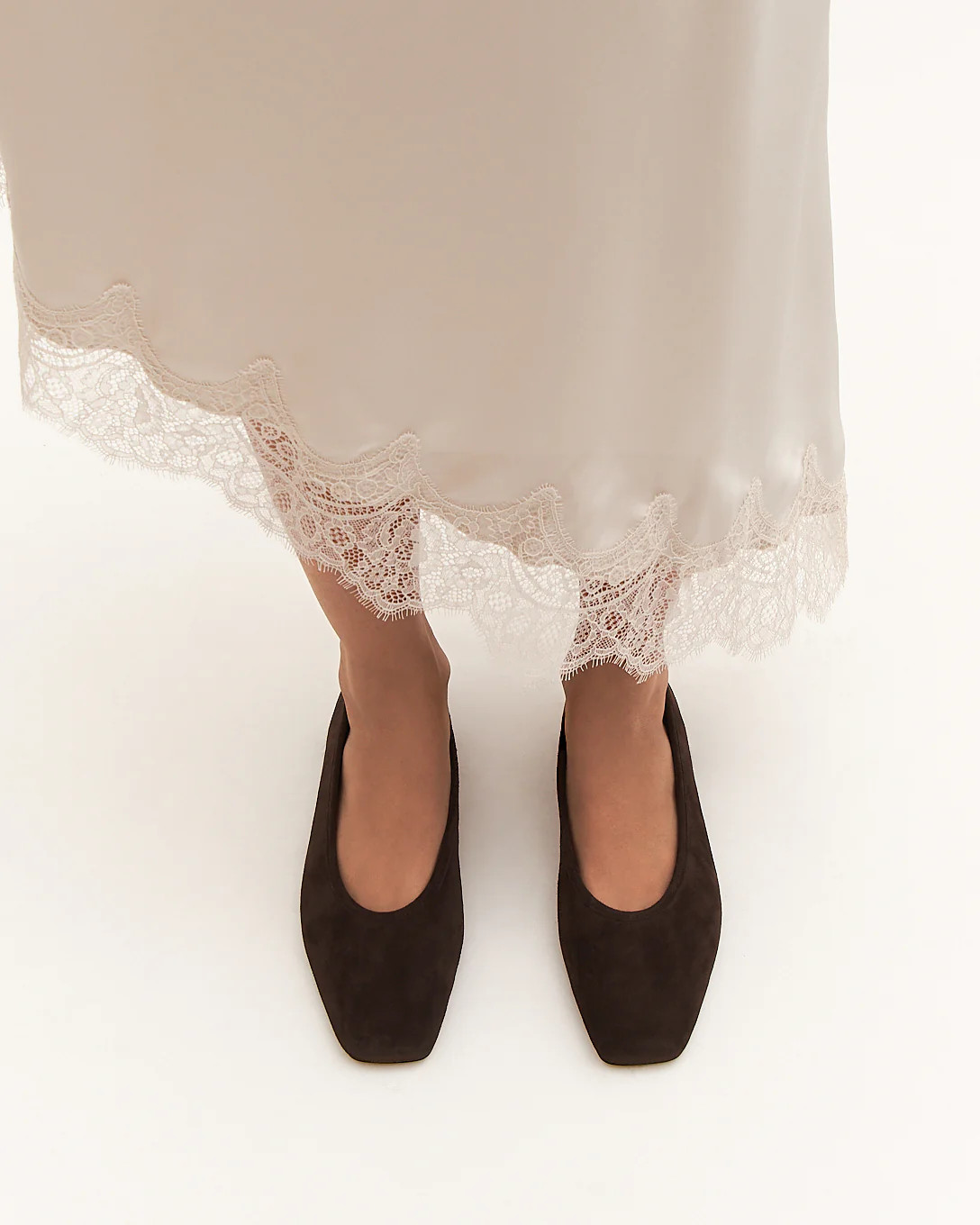 SERENA CASUAL FLATS BITTER CHOC SUEDE | Jo Mercer (AU)