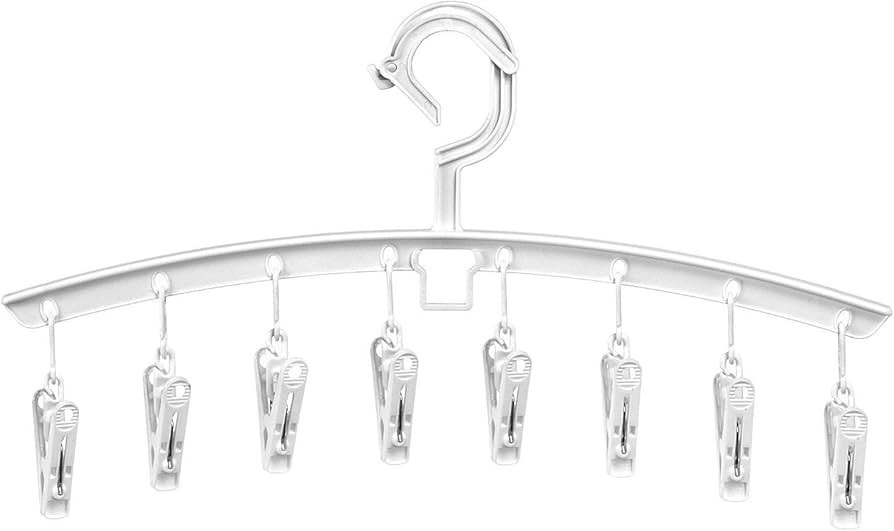 Whitmor Clip & Drip Add-On Hangers -White - Set of 3 | Amazon (US)