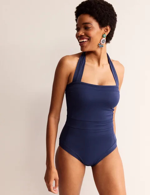 Santorini Halterneck Swimsuit | Boden UK