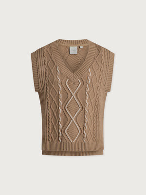 Benedetta Knit Top | Varley US, Light Taupe / S | Varley US