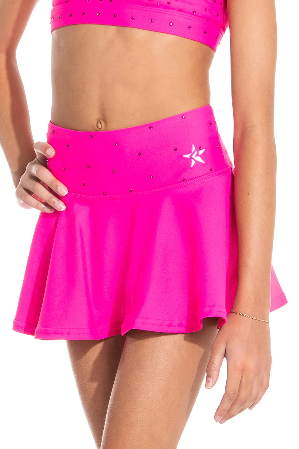 Legendary Flouncy Skirt in Raspberry Crystal | Creative Gifts International
