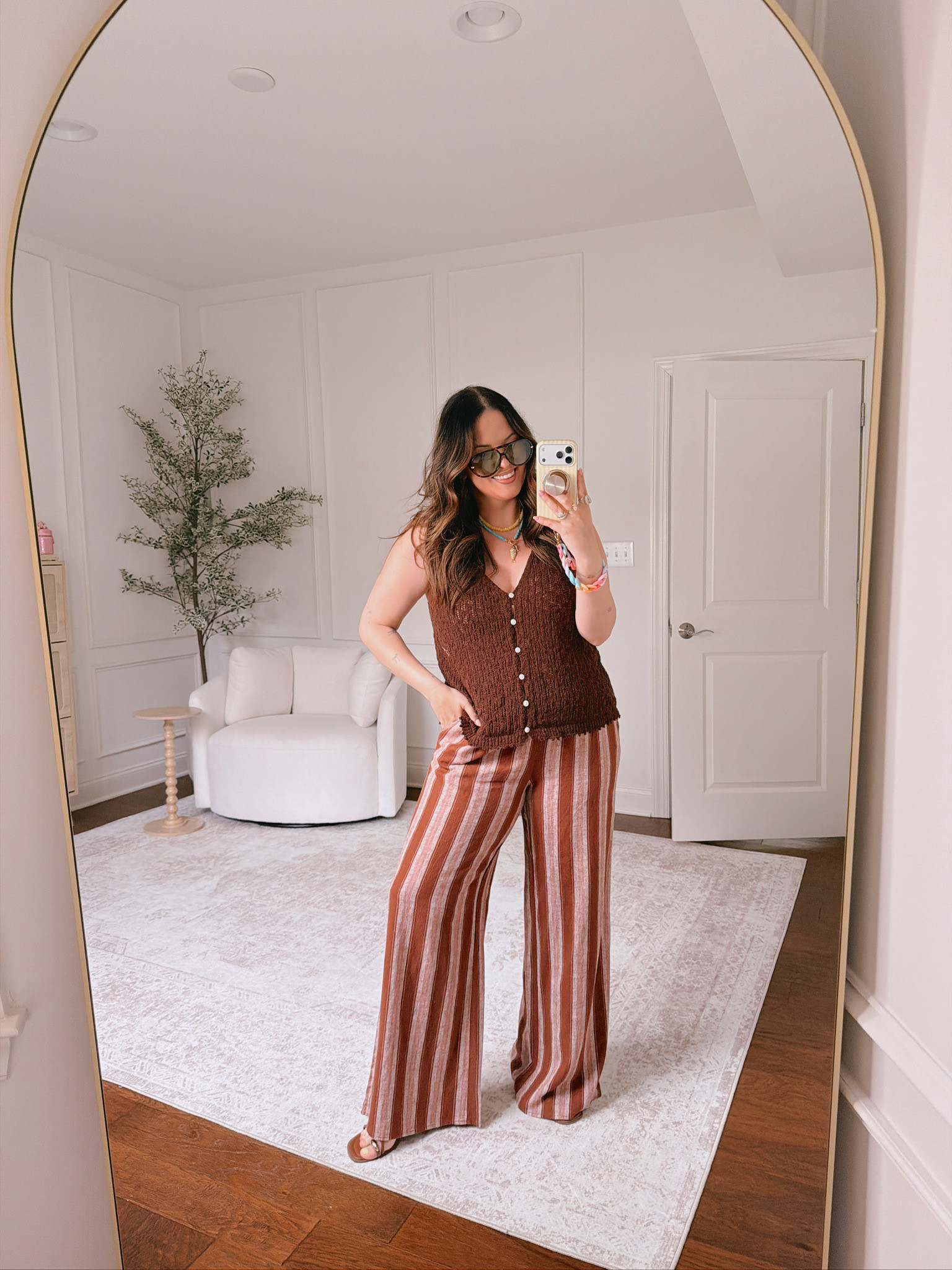 wearing an XL in both the top and bottoms

#LTKSeasonal #LTKMidsize