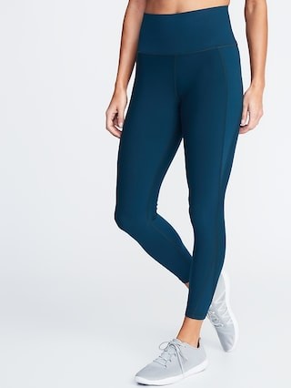 High-Waisted Elevate Built-In Sculpt 7/8-Length Compression Leggings For Women | Old Navy (US)