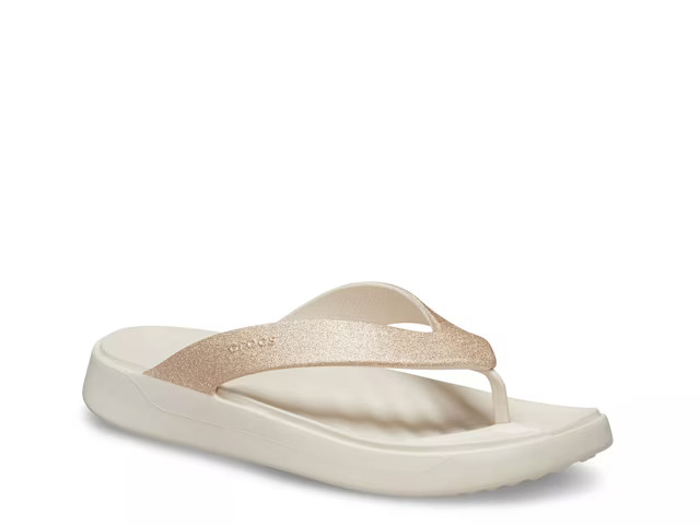 Crocs Getaway Glitter Flip Flop - Women's | DSW