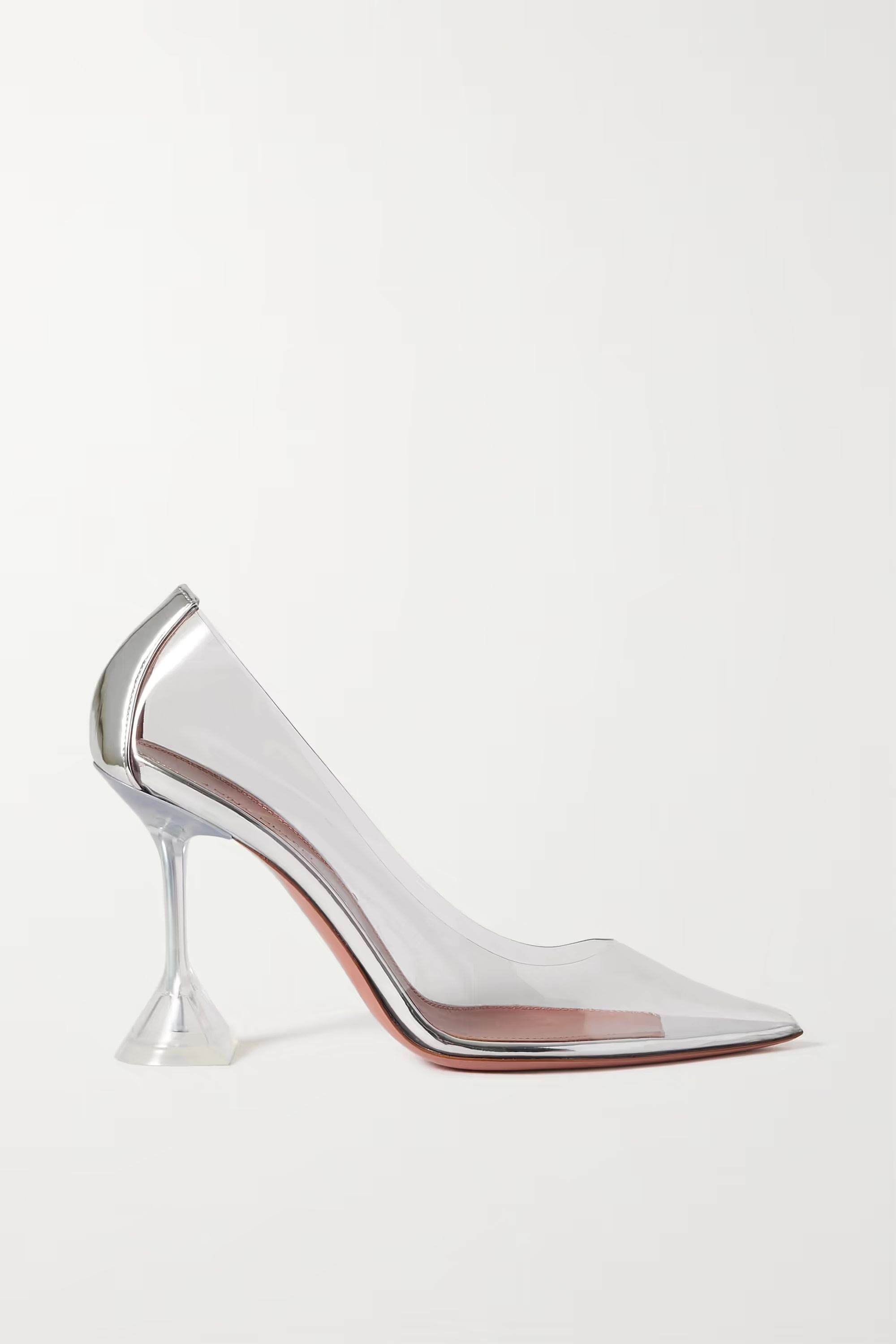 Ami PVC and metallic leather pumps | NET-A-PORTER (US)