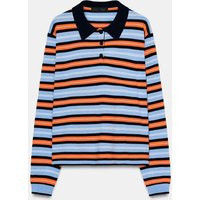 Zara - Poloshirt Aus Strick Mit Streifen - Bunt - Xl - Damen | Zara DE