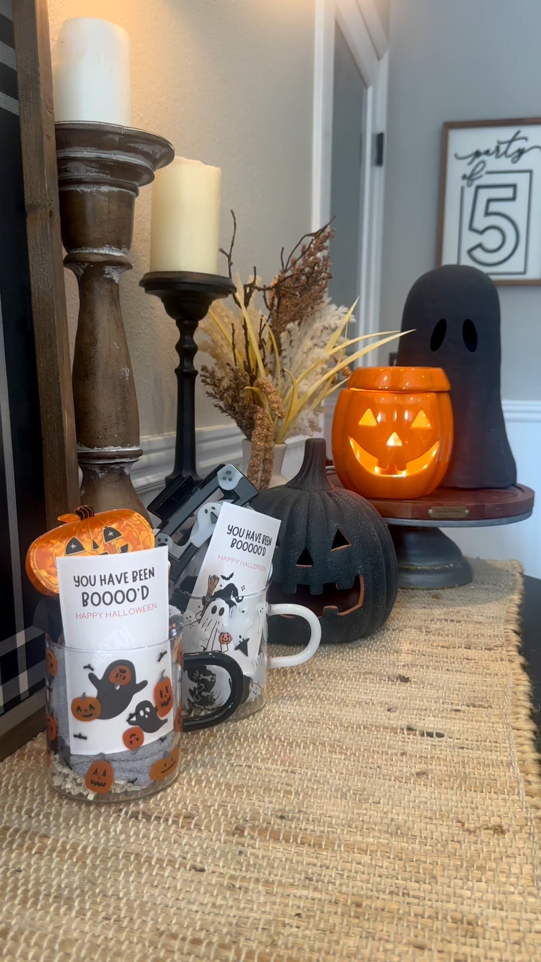 I love a mini BOO basket & these clear Halloween mugs are a great way to gift one!🖤👻🎃

#LTKHome #LTKHalloween #LTKSeasonal