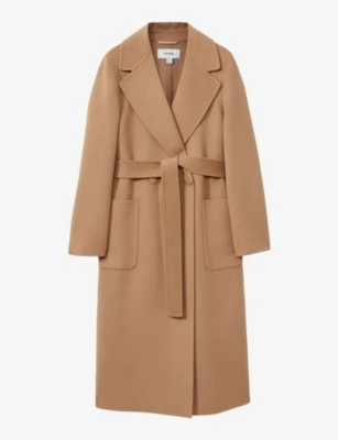 Lucia Double-Breasted Regular-Fit Wool-Blend Coat | Selfridges