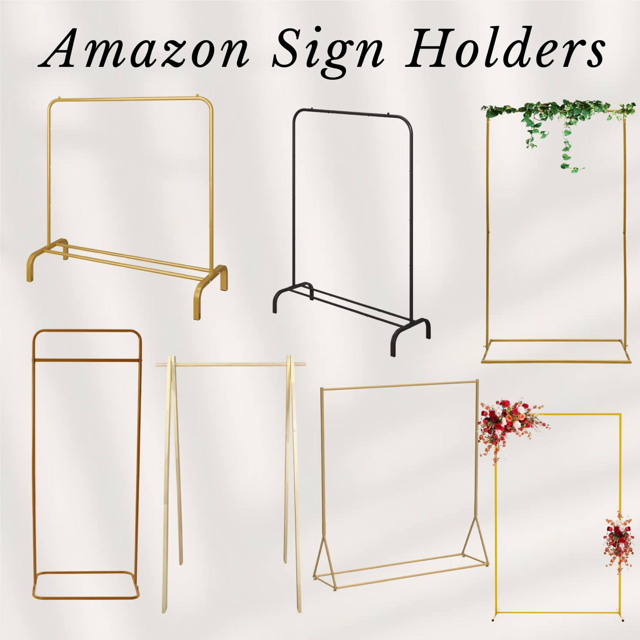 Amazon wedding sign holder recommendations! 


#LTKWedding #LTKFindsUnder100 #LTKParties
