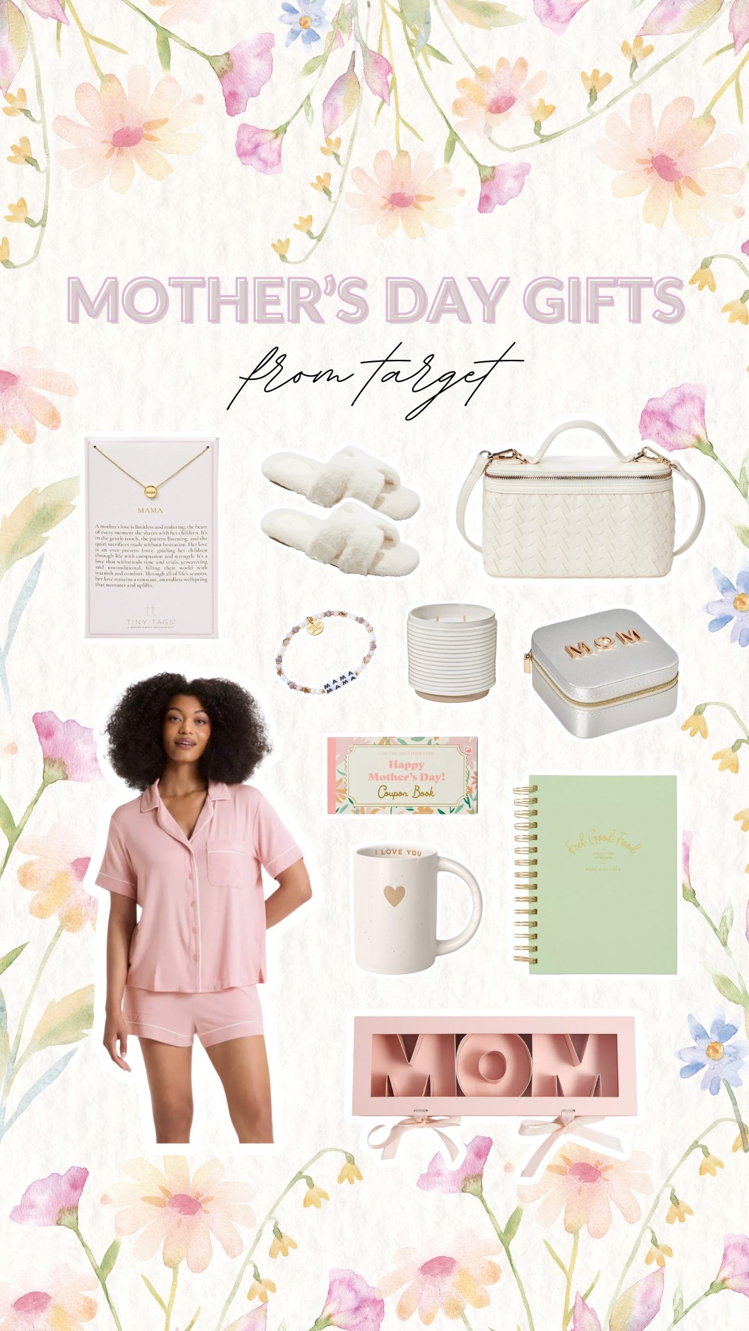 Mother’s Day gift ideas from Target 🌸💕
From cozy pajamas and candles to sentimental jewelry and sweet keepsakes — everything here is affordable, thoughtful, and so easy to grab last-minute! Perfect for mom, grandma, or even a little self-love 💗

#LTKGiftGuide #LTKFindsUnder50 #LTKFindsUnder100