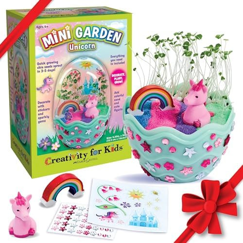 Creativity for Kids Mini Garden: Magical Unicorn Terrarium Kit - Unicorn Gifts for Girls, Kids Cr... | Amazon (US)
