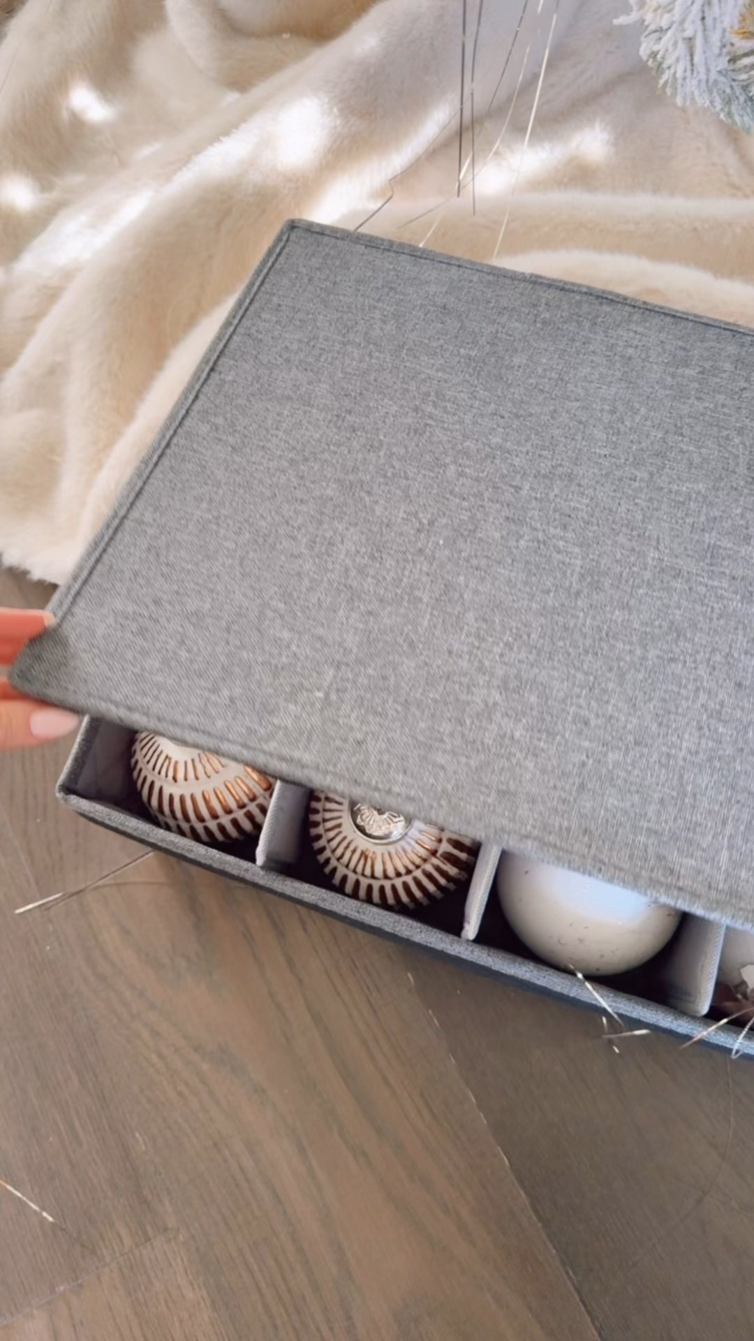 The best multipurpose fabric organizer🤍Perfect for ornaments!

#LTKHome #LTKSeasonal #LTKFindsUnder50