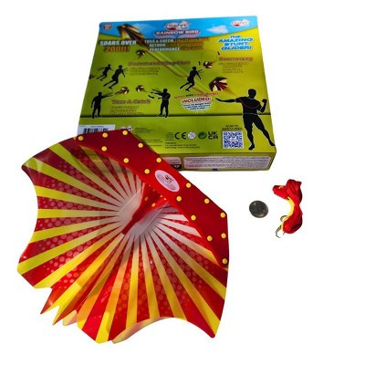 Firefox Rainbow Bird Glider – Hand-Toss Outdoor Flying Toy with Ribbon | Available in 3 Colors & Styles, No Batteries Required | Target