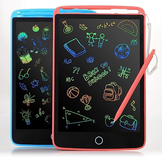 2 Pack LCD Writing Tablet for Kids - Colorful Screen Drawing Board 8.5inch Doodle Scribbler Pad L... | Amazon (US)
