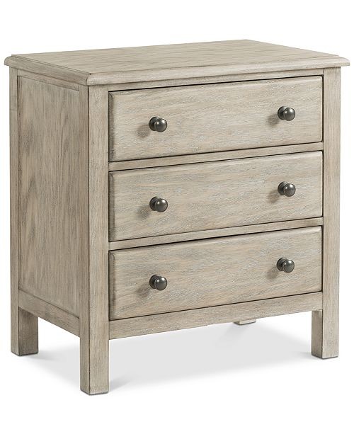 Parker USB Power Outlet Nightstand, Created for Macy's | Macys (US)