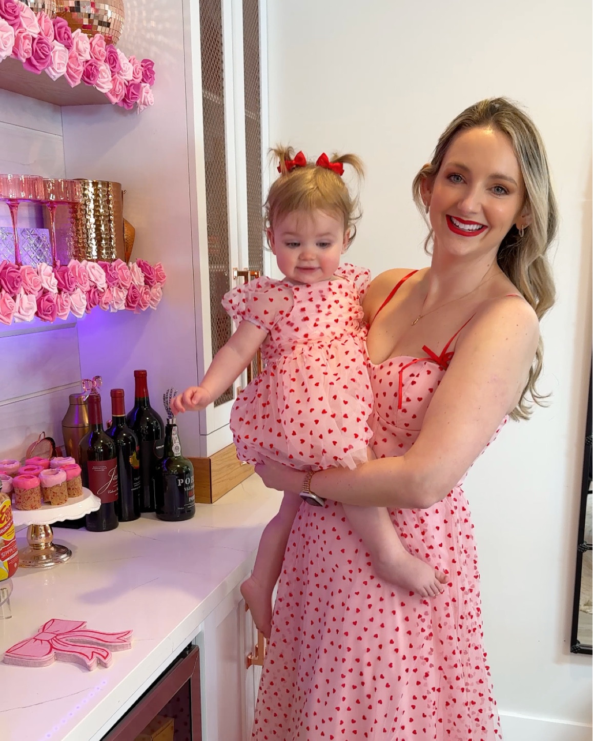 Matching Valentine dresses 

#LTKSeasonal #LTKParties #LTKFamily