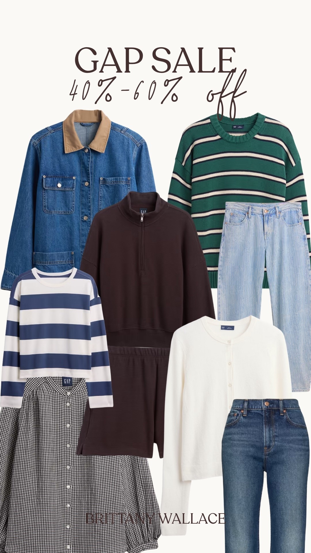 Shop GAP while so much is on sale!! 40%-60% off so many cute styles — perfect options for fall transition 🍂🍃🍁
denim jacket, striped sweater, cardigan, matching set, denim, jeans, blouse

#LTKgrwm #LTKootd #LTKselfcare