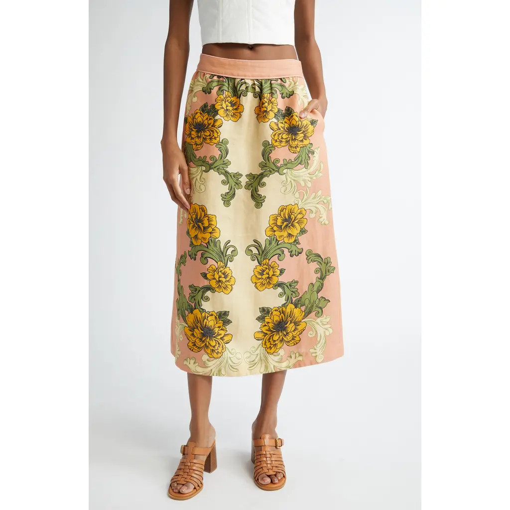 FARM Rio DELICATE FLOWER ARABESQUES PIN at Nordstrom, Size X-Small | Nordstrom