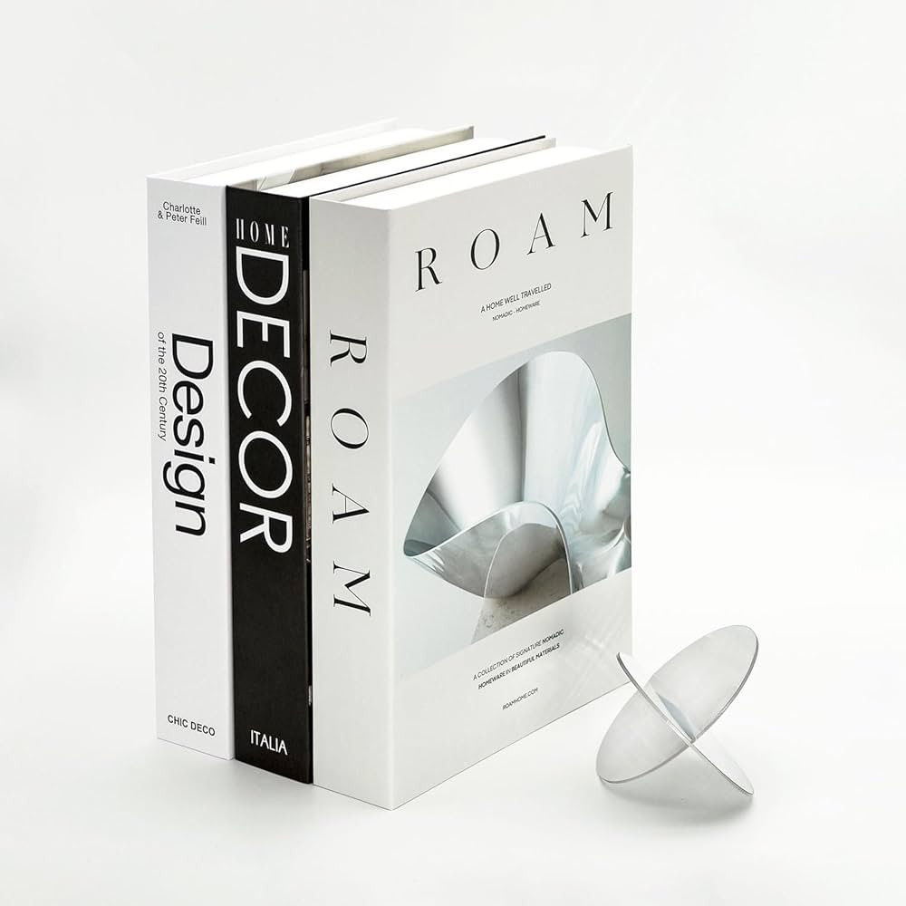Fake Books for Decoration,Set of 3 Stylish Fake Book Decor, Perfect for Enhancing The Aesthetic A... | Amazon (US)