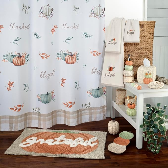 Avanti Linens - Soap Dispenser/Lotion Pump, Fall Inspired Bathroom Accessories (Grateful Patch Co... | Amazon (US)