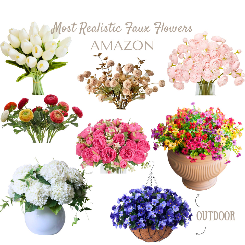 Spring refresh just got EASIER! 🌸 I've sifted through all the Amazon reviews to bring you the BEST faux flowers – so you don't have to! ✨  Including outdoor options and even a gorgeous hanging planter.  Get your space spring-ready with these low-maintenance blooms!  

🌼🌼🌼🌼🌼🌼🌼🌼🌼🌼🌼🌼

#fauxflowers #amazonfinds #springdecor #homedecor #outdoor decor #hangingplanter #easydecor #springrefresh #amazonhome #curated 

 #LTKSeasonal #LTKHome #LTKFindsUnder50