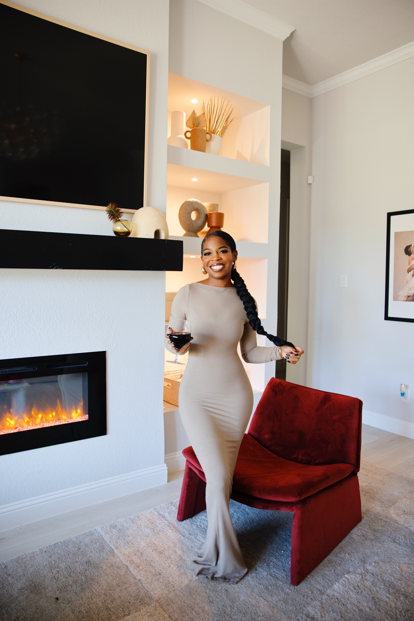 Cozy winter dress! Can be worn 3 different ways! 

#LTKSeasonal #LTKstyletip #LTKGiftGuide