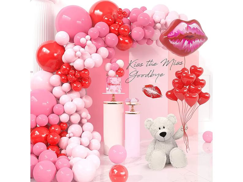 Wecepar Pink Balloon Garland Arch Kit Macaron Pink Retro Pink | Etsy | Etsy (US)