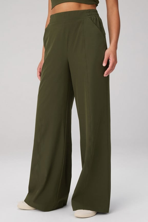 Downtown Wide Leg Pant | Fabletics