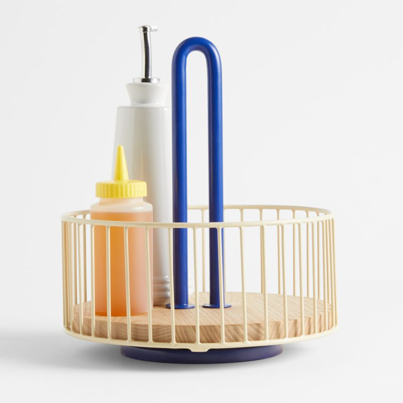 Rotating Condiment Caddy by Molly Baz | Crate & Barrel | Crate & Barrel