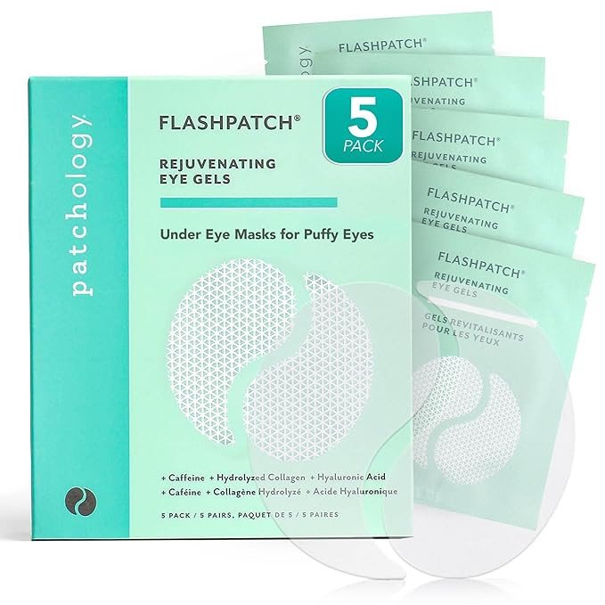 Patchology Eye Gels Patch (5 Pairs) - Natural Eye Patches for Puffy Eyes, Dark Circles and Eye Ba... | Amazon (US)
