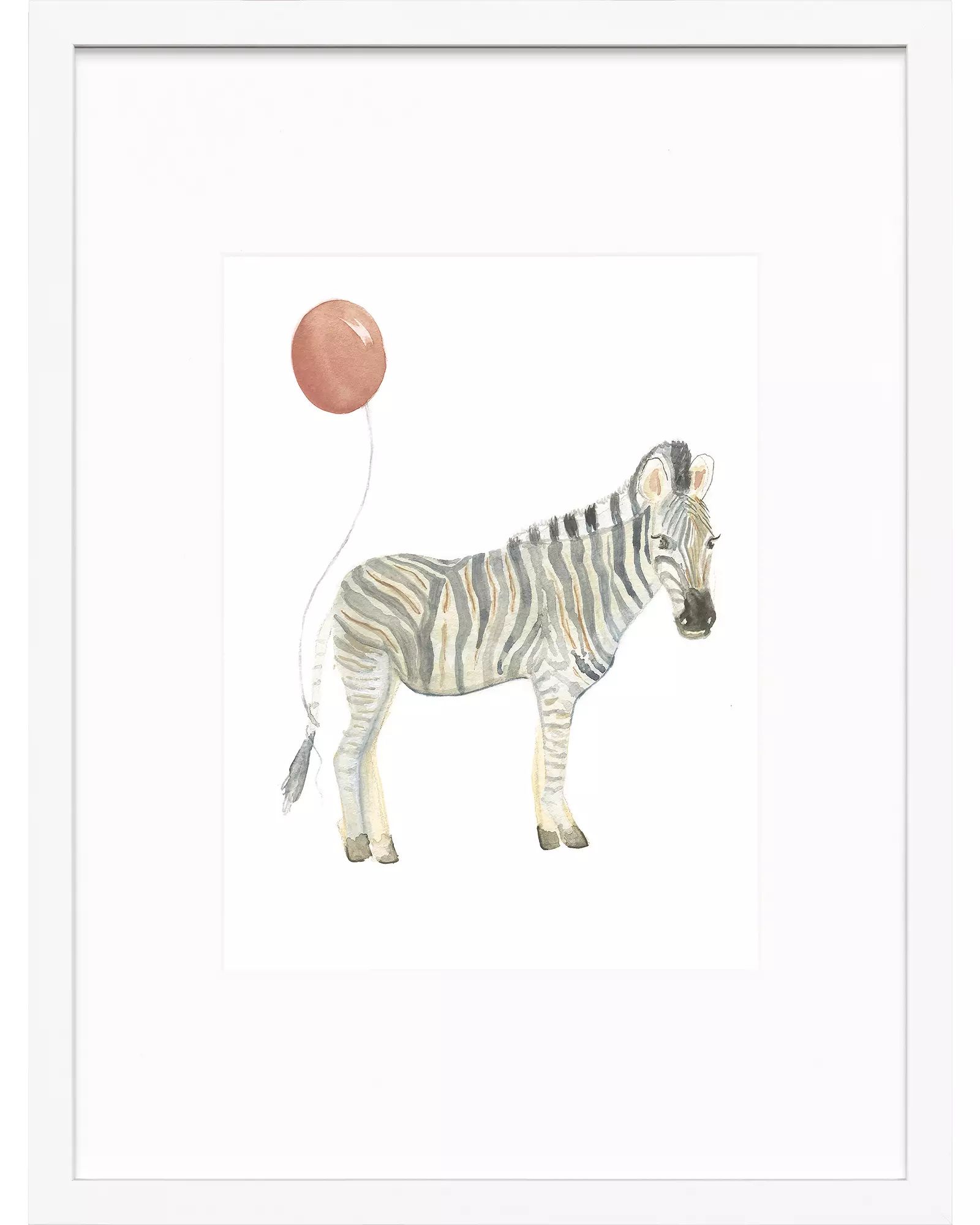 "Party Animals - Zebra" by Fours Are Yellow | Serena and Lily