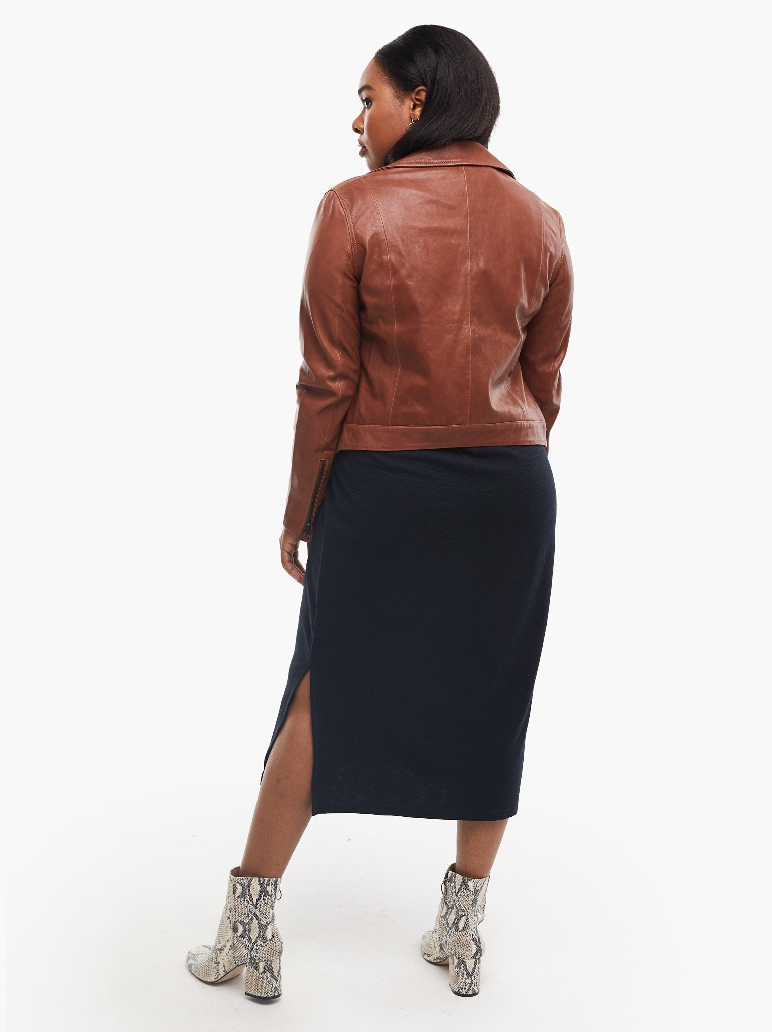 Maha Leather Jacket - 

  
    

    $348or 4  payments of $87.00 by  ⓘ | ABLE