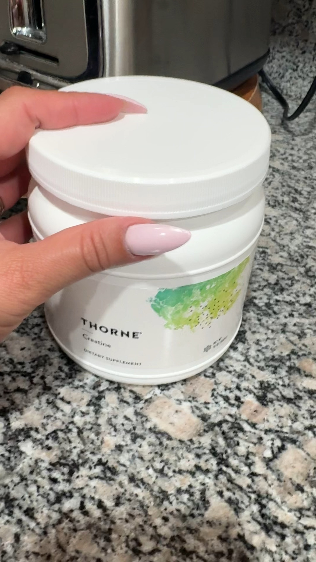 Absolutely love this brand , Thorne. I’ve been taking their creatine since the beginning of this year and I love how easy it is and I find myself to feel more focused especially in the mornings. I take this with water, one scoop. 

Creatine 
Health and wellness 
Women’s health 
Morning routine 


#LTKHome #LTKdayinmylife #LTKselfcare
