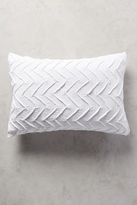 Textured Chevron Shams | Anthropologie (US)