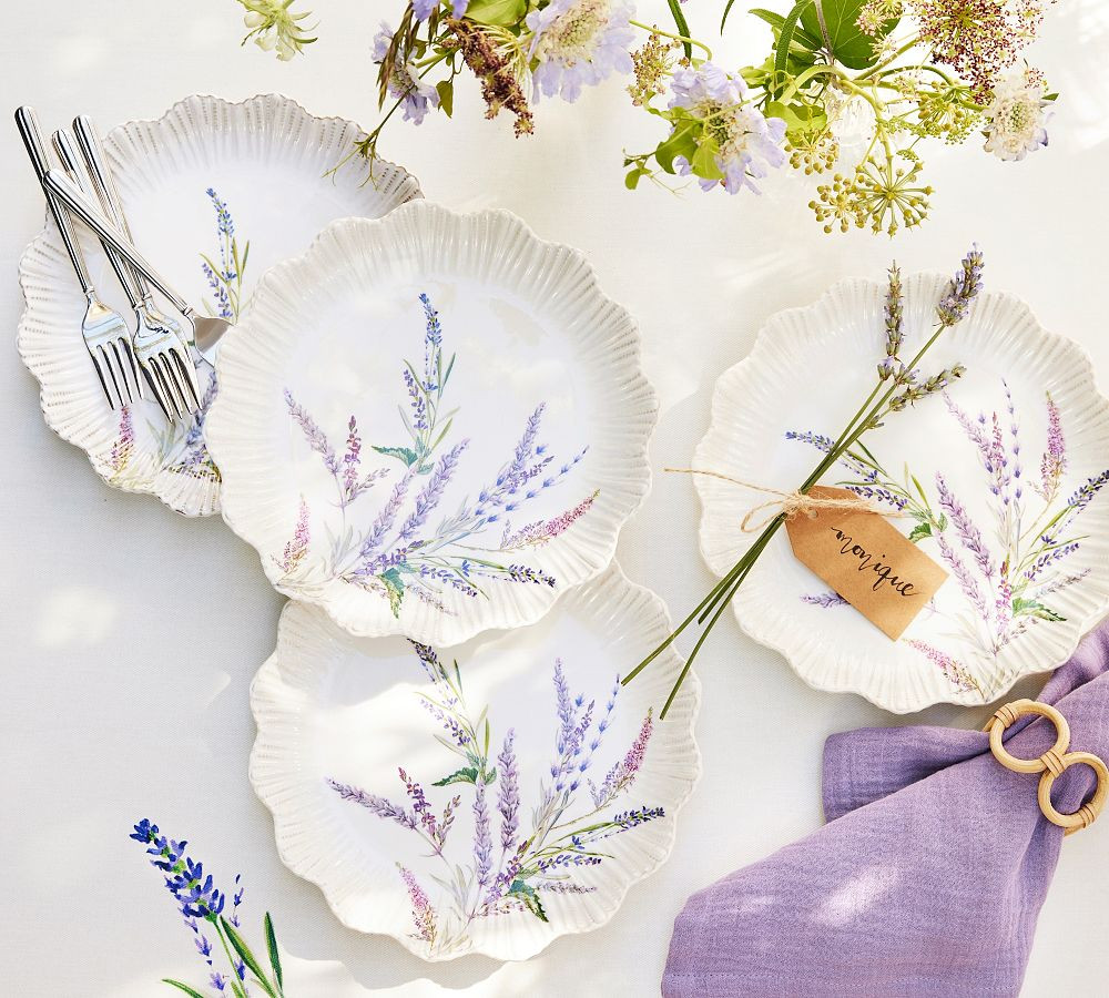 Monique Lhuillier Provence Salad Plates - Set of 4 | Pottery Barn (US)