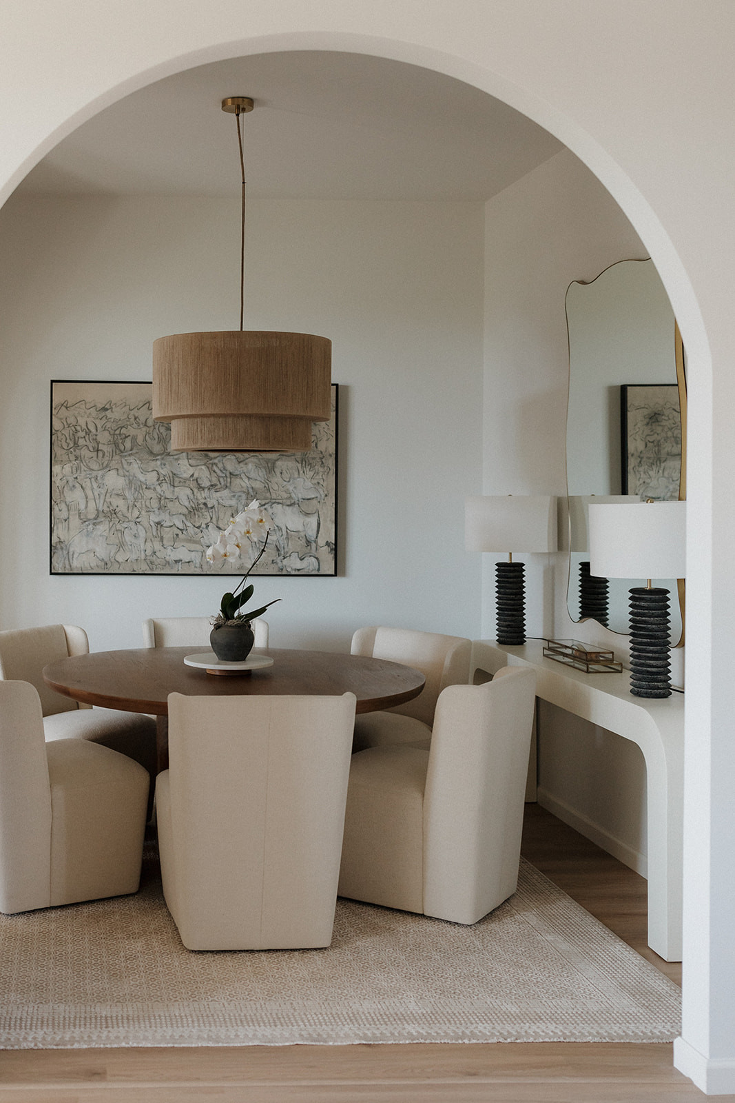 Shop everything in our dining room! // Wall Color: First Star by Sherwin Williams // Flooring: Coretec LVP in Springfield Oak 

 #LTKHome