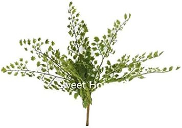 Sweet Home Deco 12'' UV Protected Green Fern Artificial Bush Indoor/Outdoor Greenery Set of 3 (Ma... | Amazon (US)