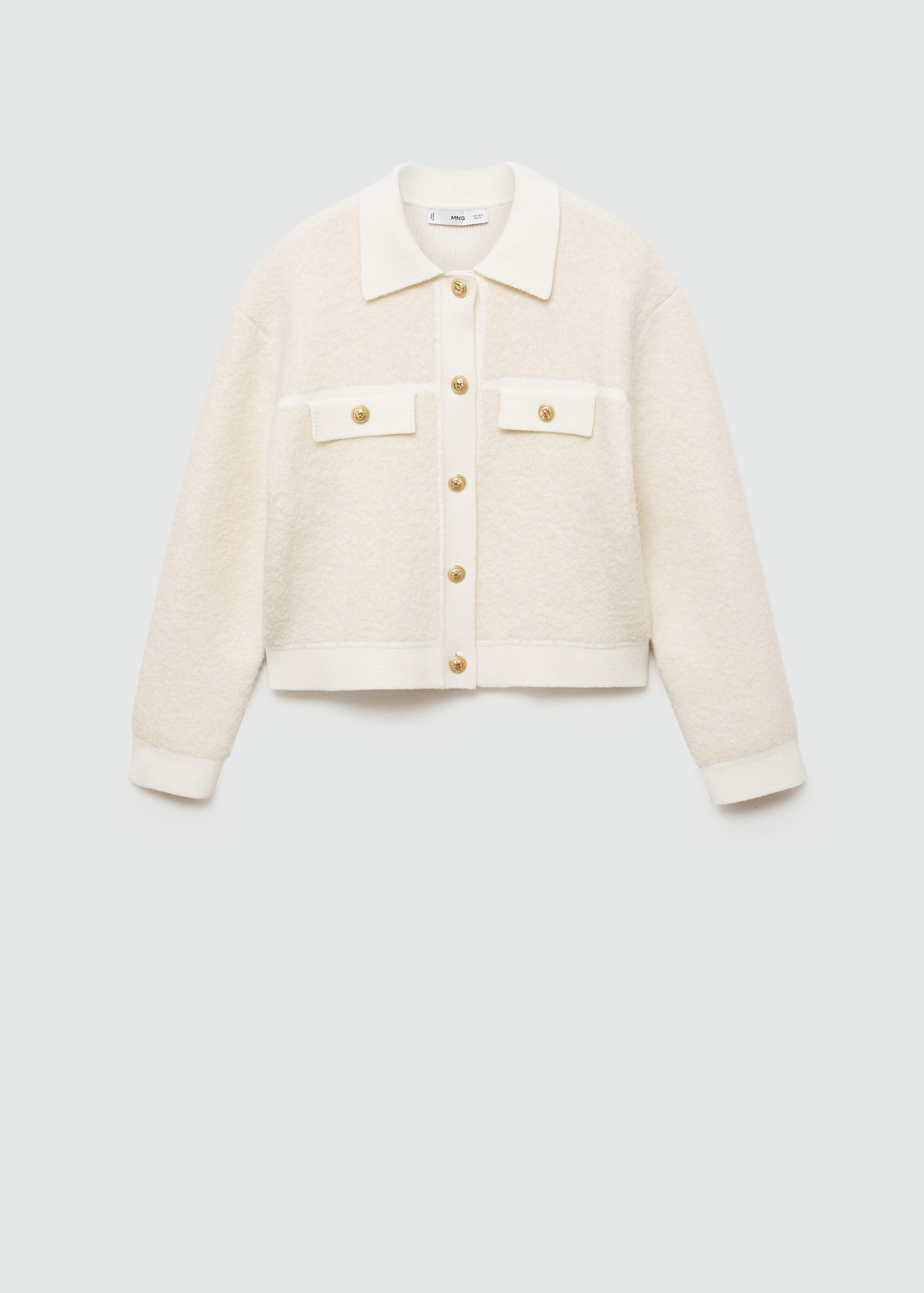 Knitted buttoned jacket | Mango (US/MX/AU)