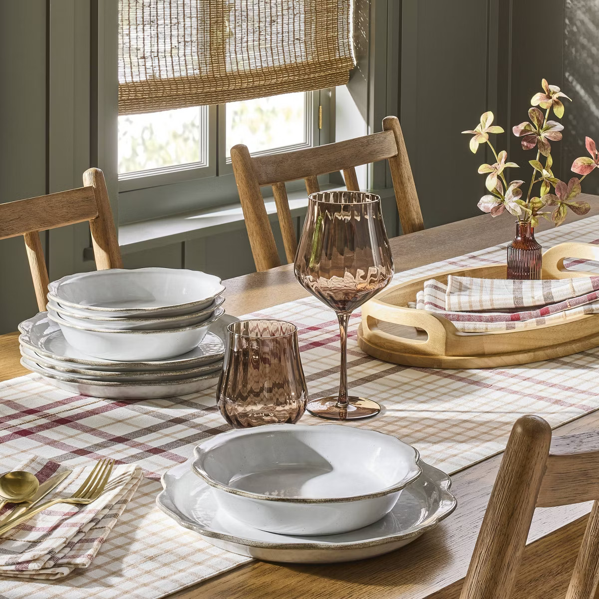 Carved Edge Dinner Plate - Hearth & Hand™ with Magnolia | Target