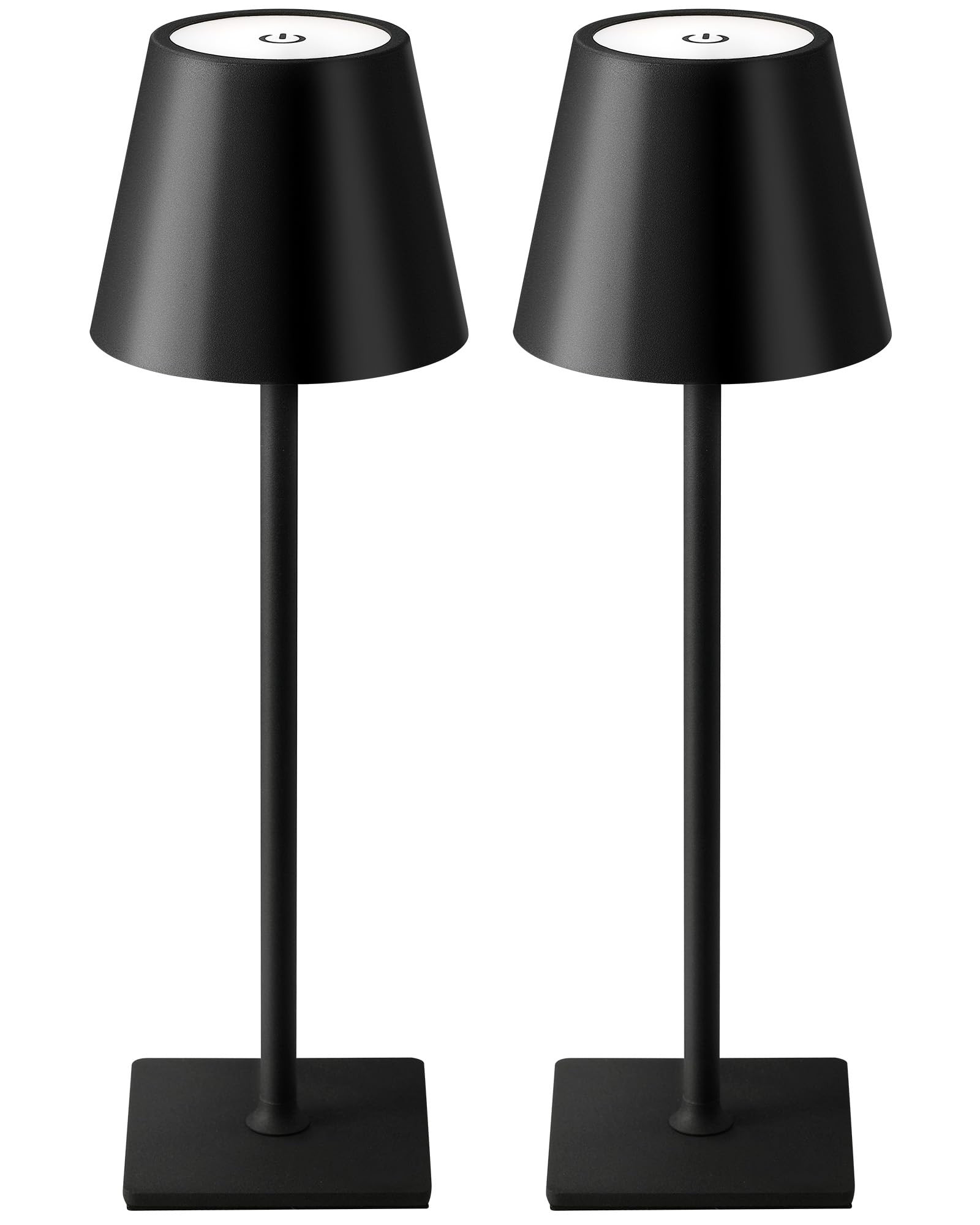 KDG 2 Pack Cordless Table Lamp, Portable LED Desk Lamps, 5000mAh Battery Operated, 3 Color Steple... | Amazon (US)