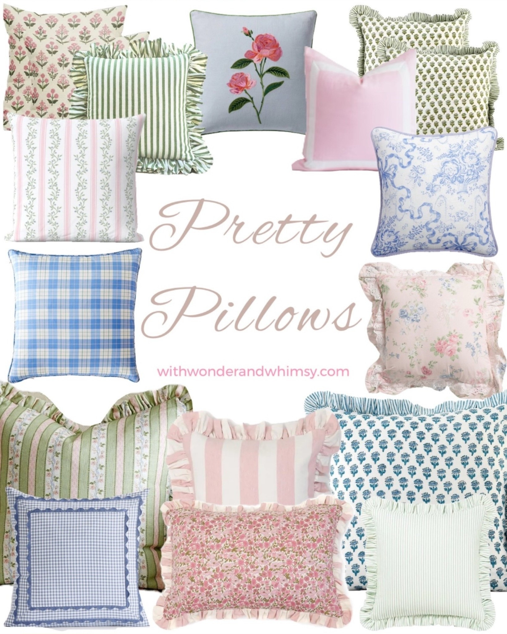 Pretty Pastel Throw Pillows 🌸

#LTKHome #LTKSeasonal