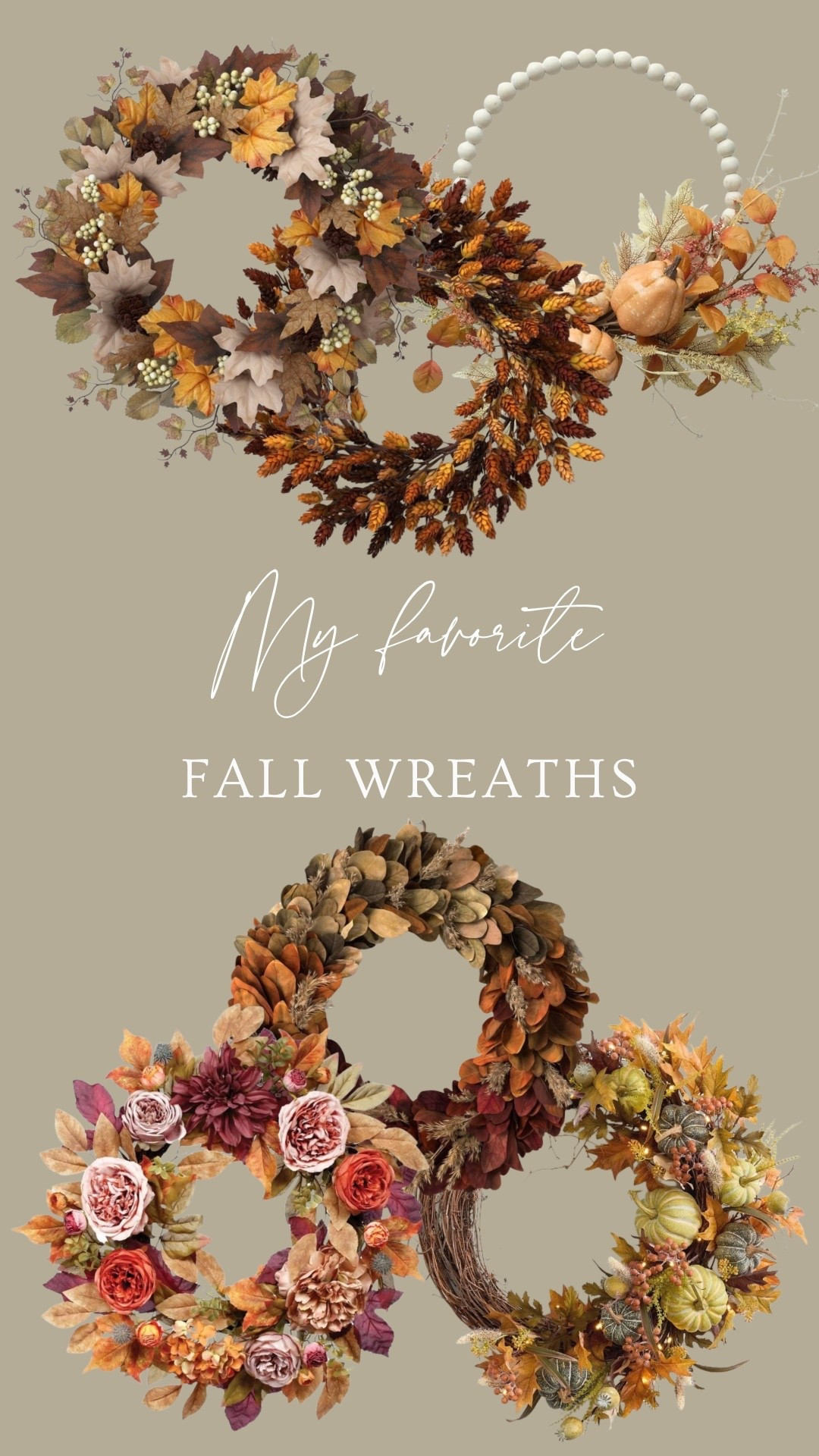 How beautiful are these faux wreaths?! Such a great statement piece for your front door!🍂

#LTKHome #LTKSeasonal
