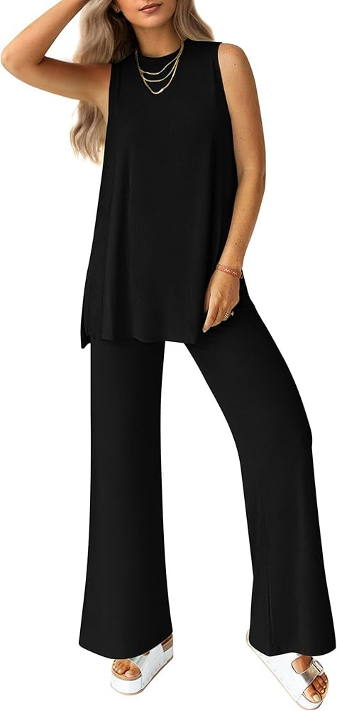 PRETTYGARDEN 2 Piece Lounge Sets for Women Summer Airport Travel Outfit 2026 Casual Matching Spri... | Amazon (US)