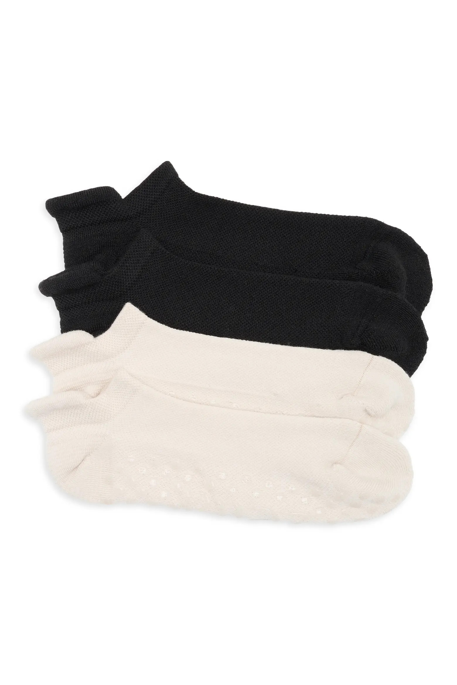 2-Pack Tab Back Gripper Socks (Women) | Nordstrom | Nordstrom